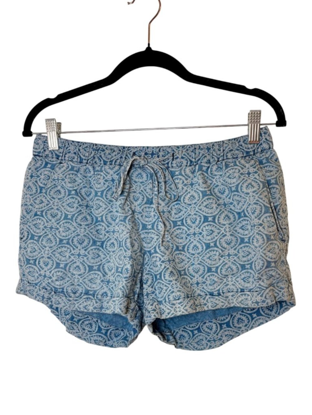 Vineyard Vines Blue White Linen Cotton Shorts Preppy Coastal X-Small